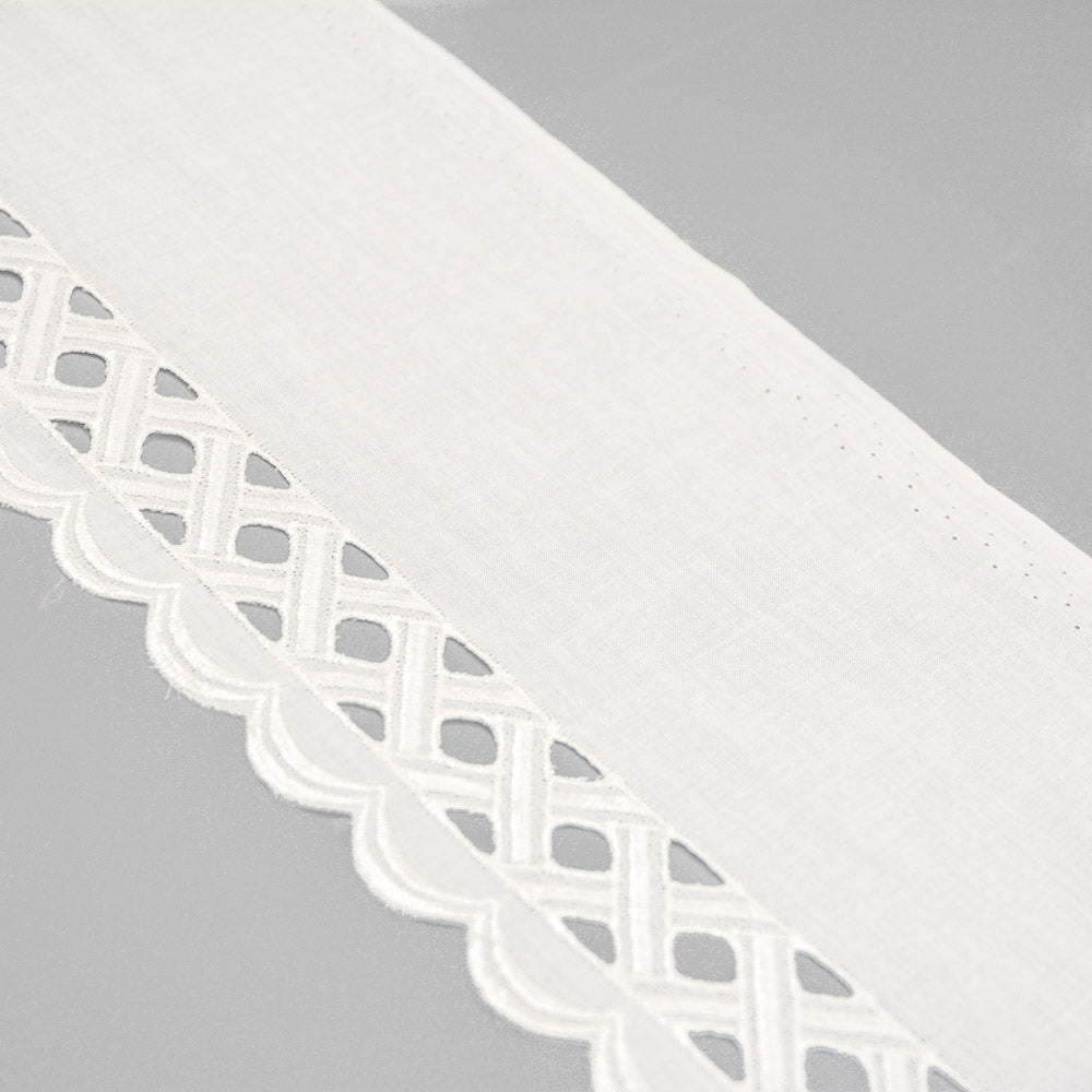 Cut-Out Scallop Cotton Broderie Trim