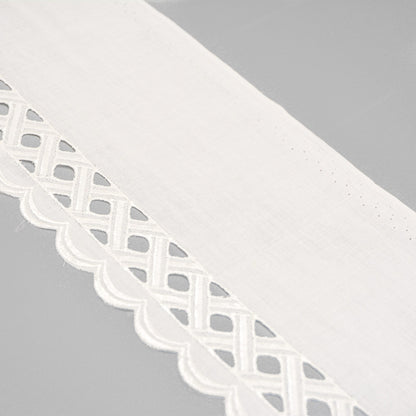Cut-Out Scallop Cotton Broderie Trim