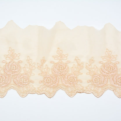 Flower Edge Embroidered Lace Trim
