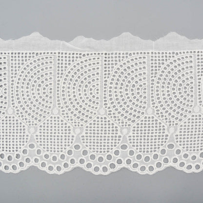 Half Circle Cutwork Cotton Trim