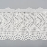 Half Circle Cutwork Cotton Trim