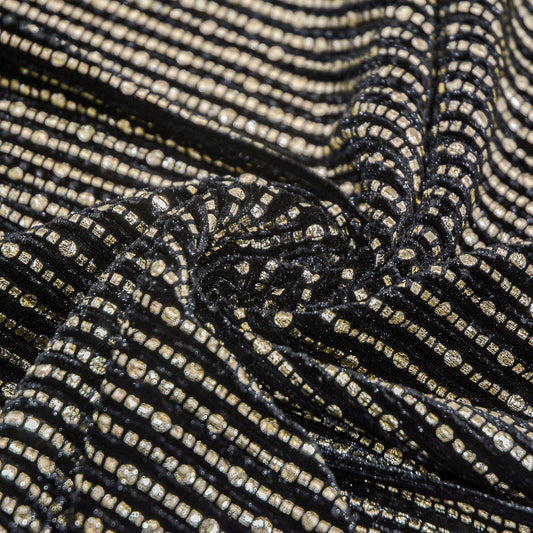 Gold Fever Pleat Knit