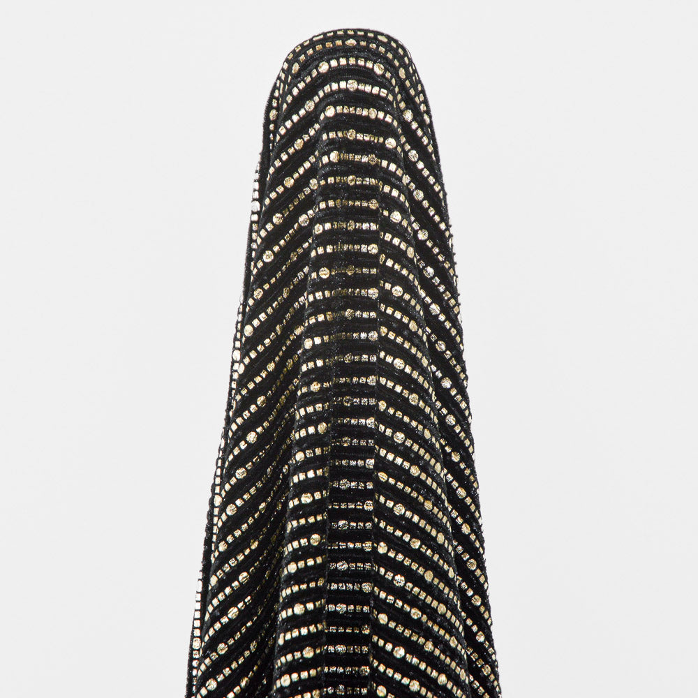 Gold Fever Pleat Knit