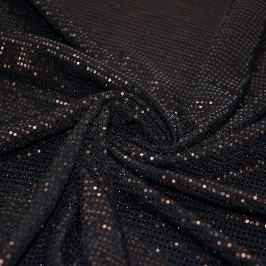 Griffin Bronze Foil Sequin Knit