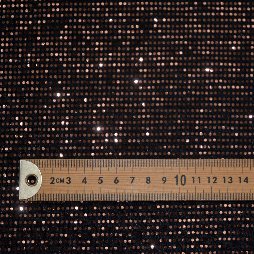 Griffin Bronze Foil Sequin Knit