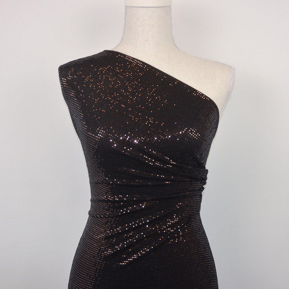Griffin Bronze Foil Sequin Knit