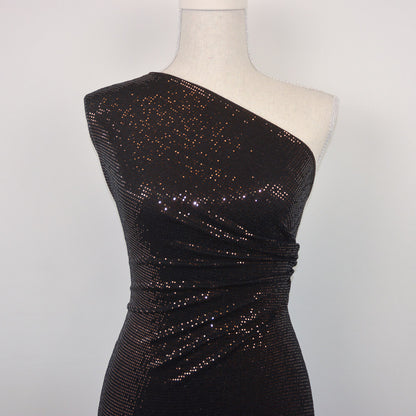 Griffin Bronze Foil Sequin Knit