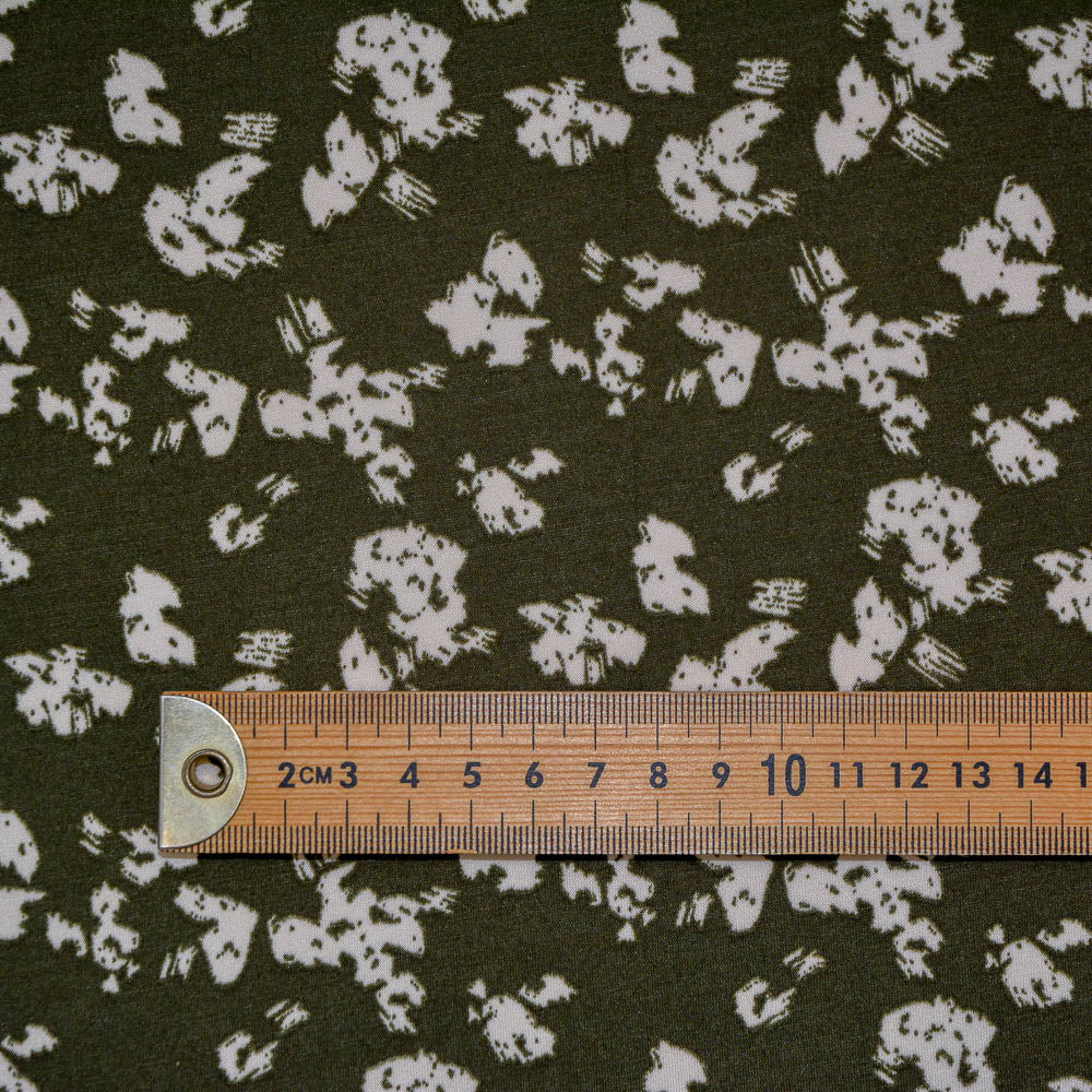 Growl Print Polyester Jersey Knit