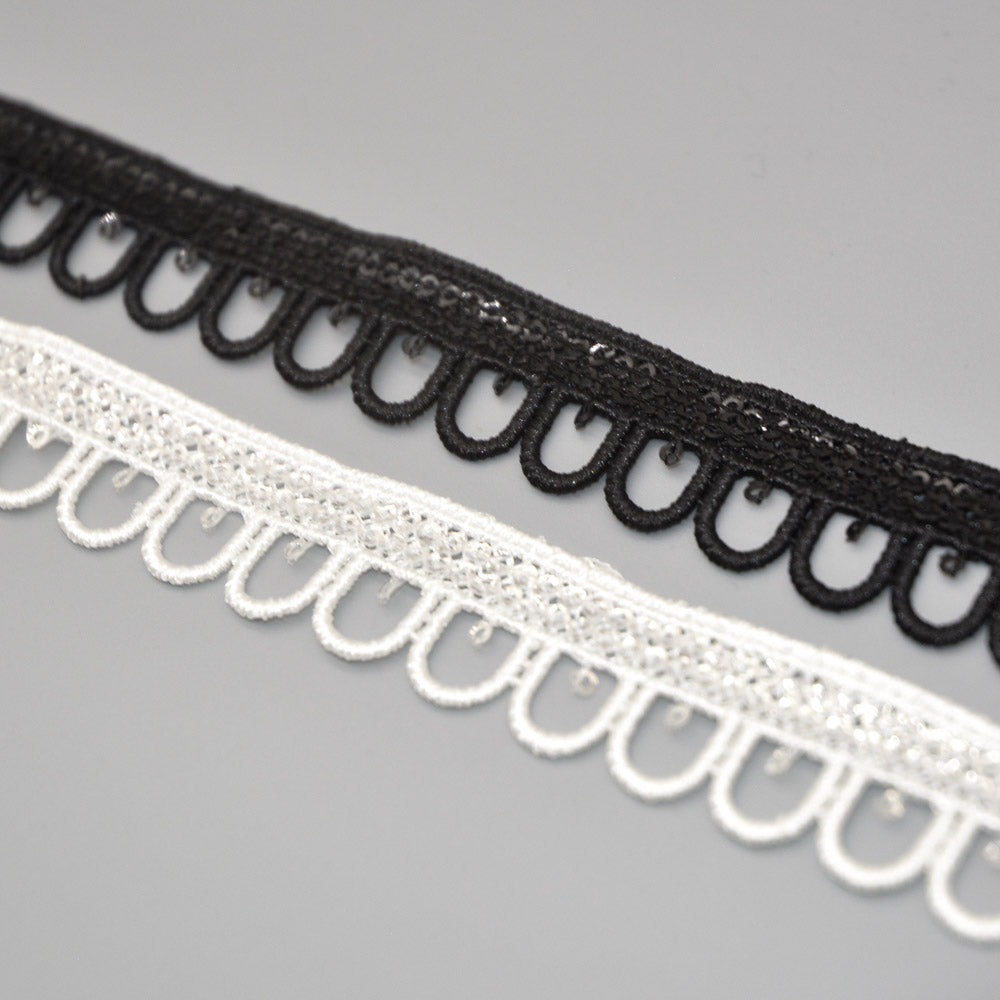 Shine Loopy Lace Sequin Trim