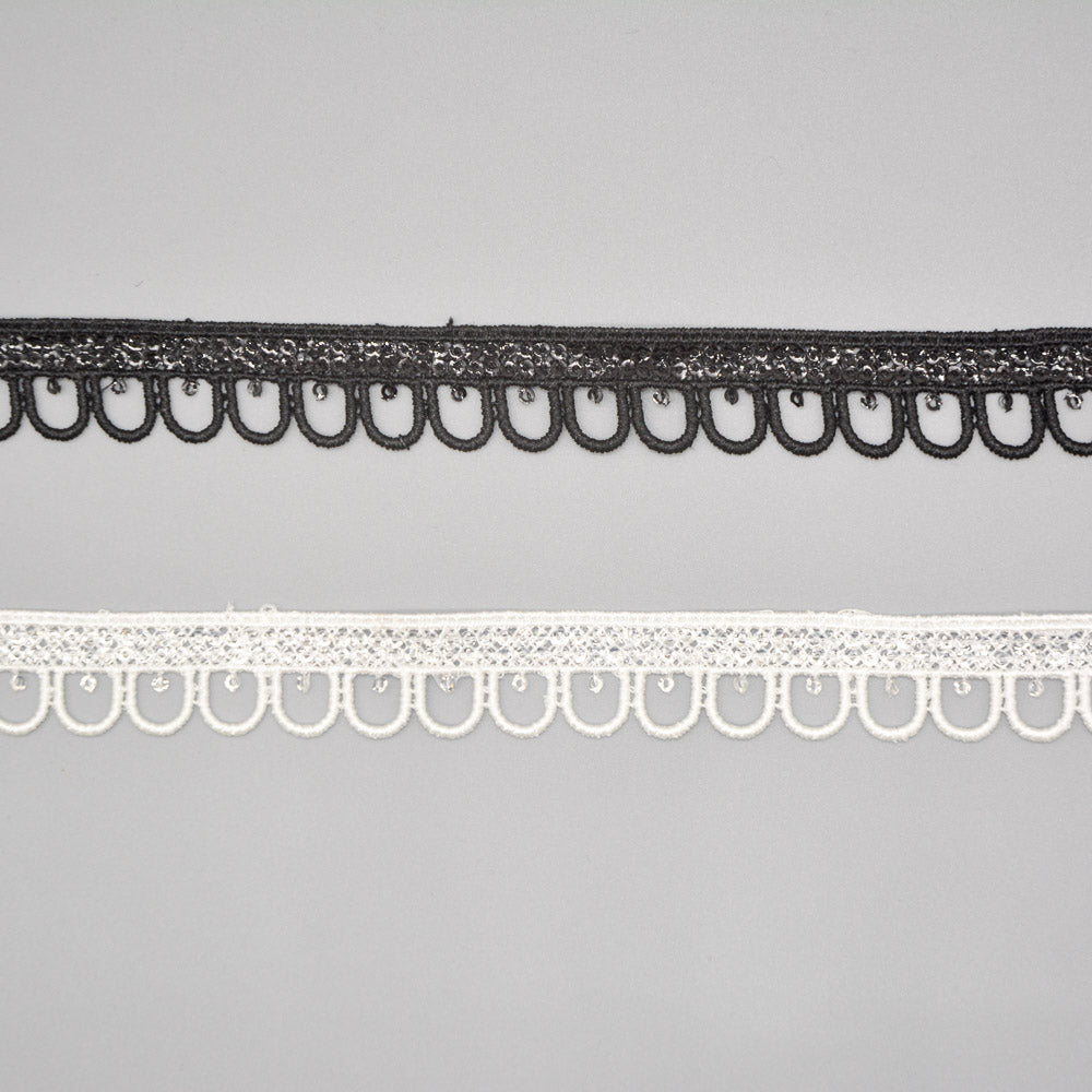 Shine Loopy Lace Sequin Trim