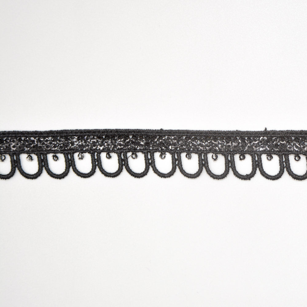 Shine Loopy Lace Sequin Trim