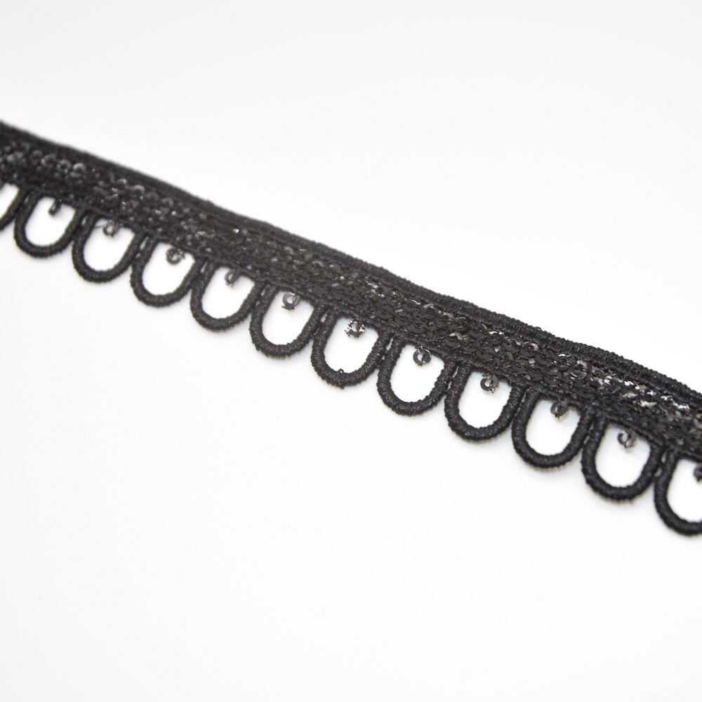 Shine Loopy Lace Sequin Trim