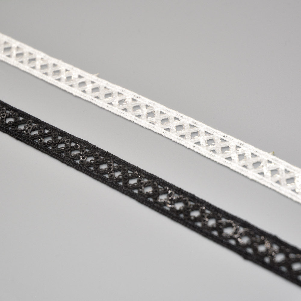 Shine Maze Lace Sequin Trim