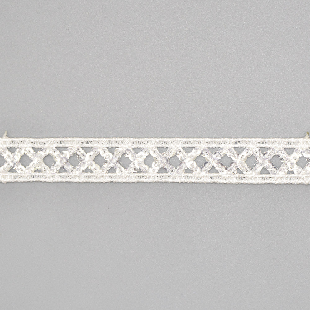 Shine Maze Lace Sequin Trim