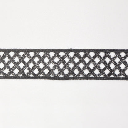 Shine Grid Lace Sequin Trim