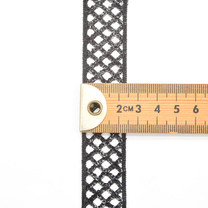 Shine Grid Lace Sequin Trim
