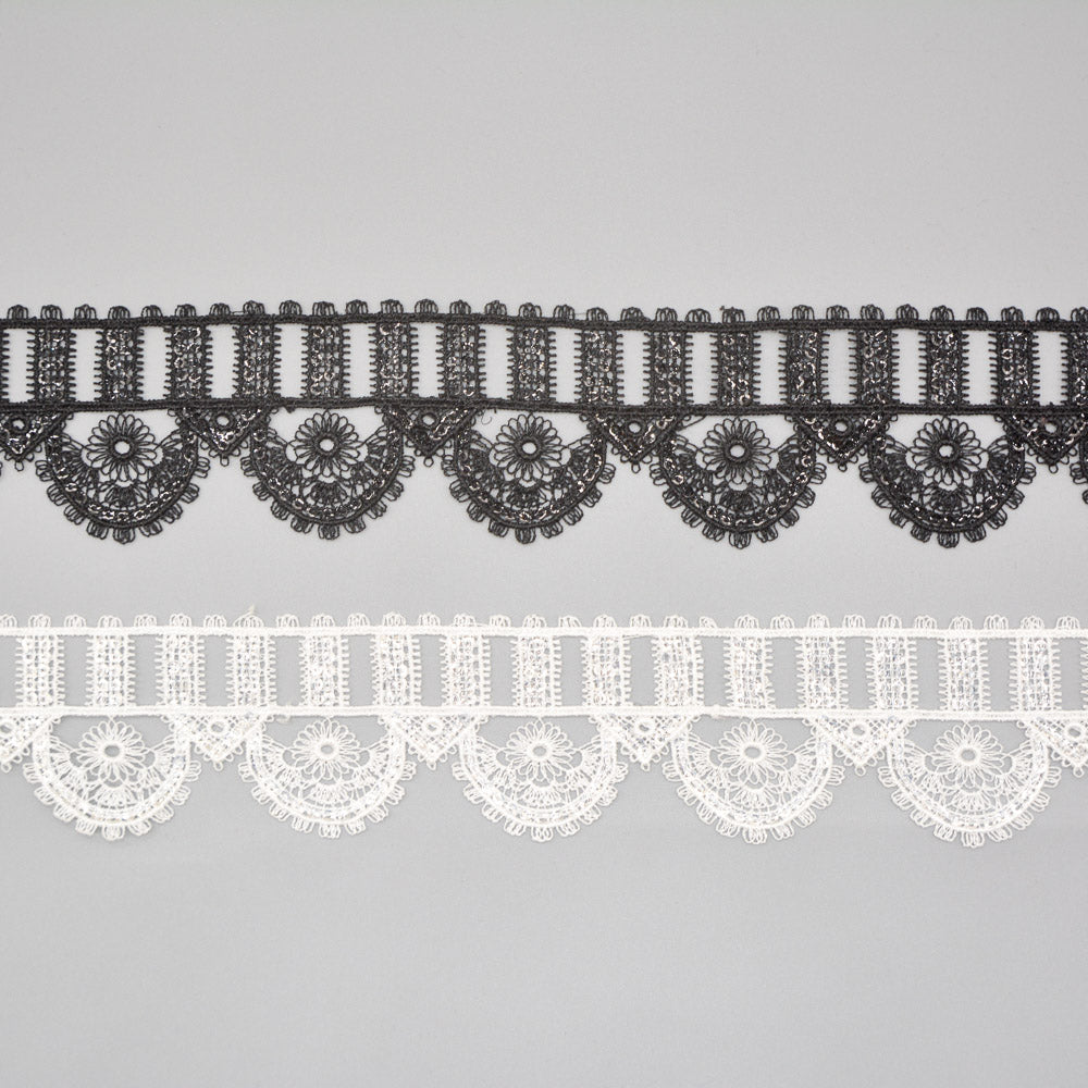 Shine Scallop Lace Sequin Trim
