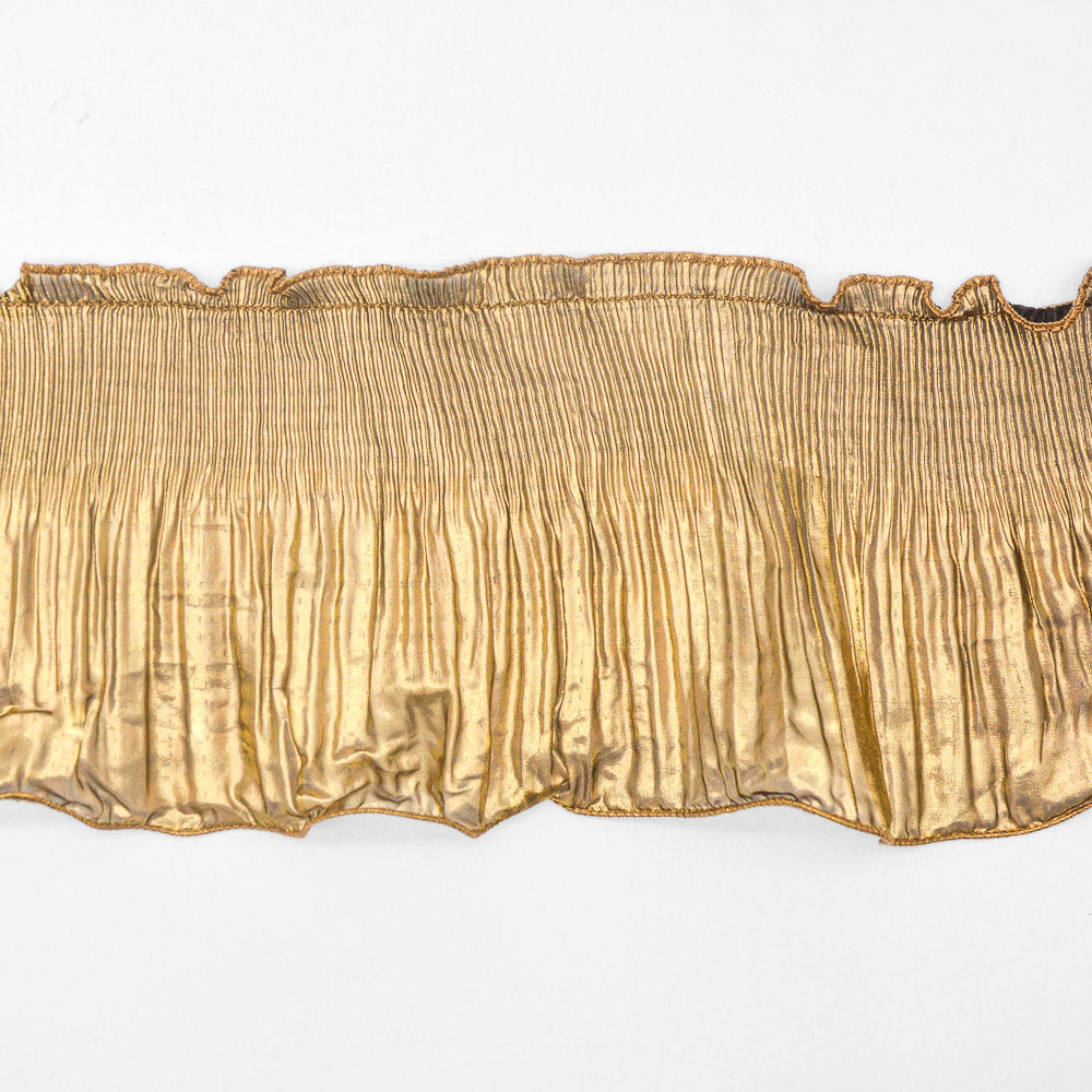 Frillneck Foil Pleated Chiffon Trim