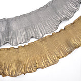 Frillneck Foil Pleated Chiffon Trim