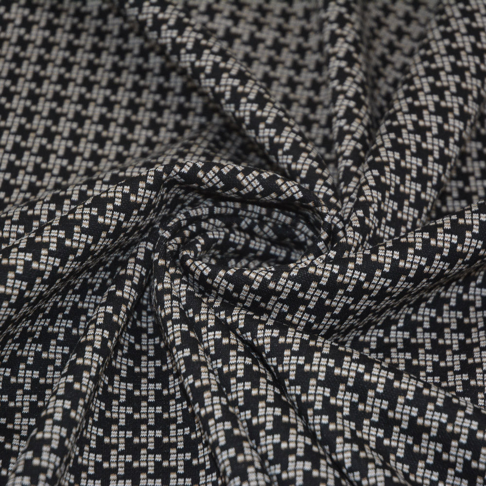 Icecap Jacquard Ponte Knit