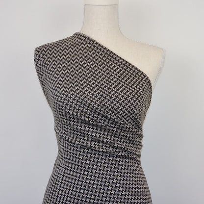 Icecap Jacquard Ponte Knit