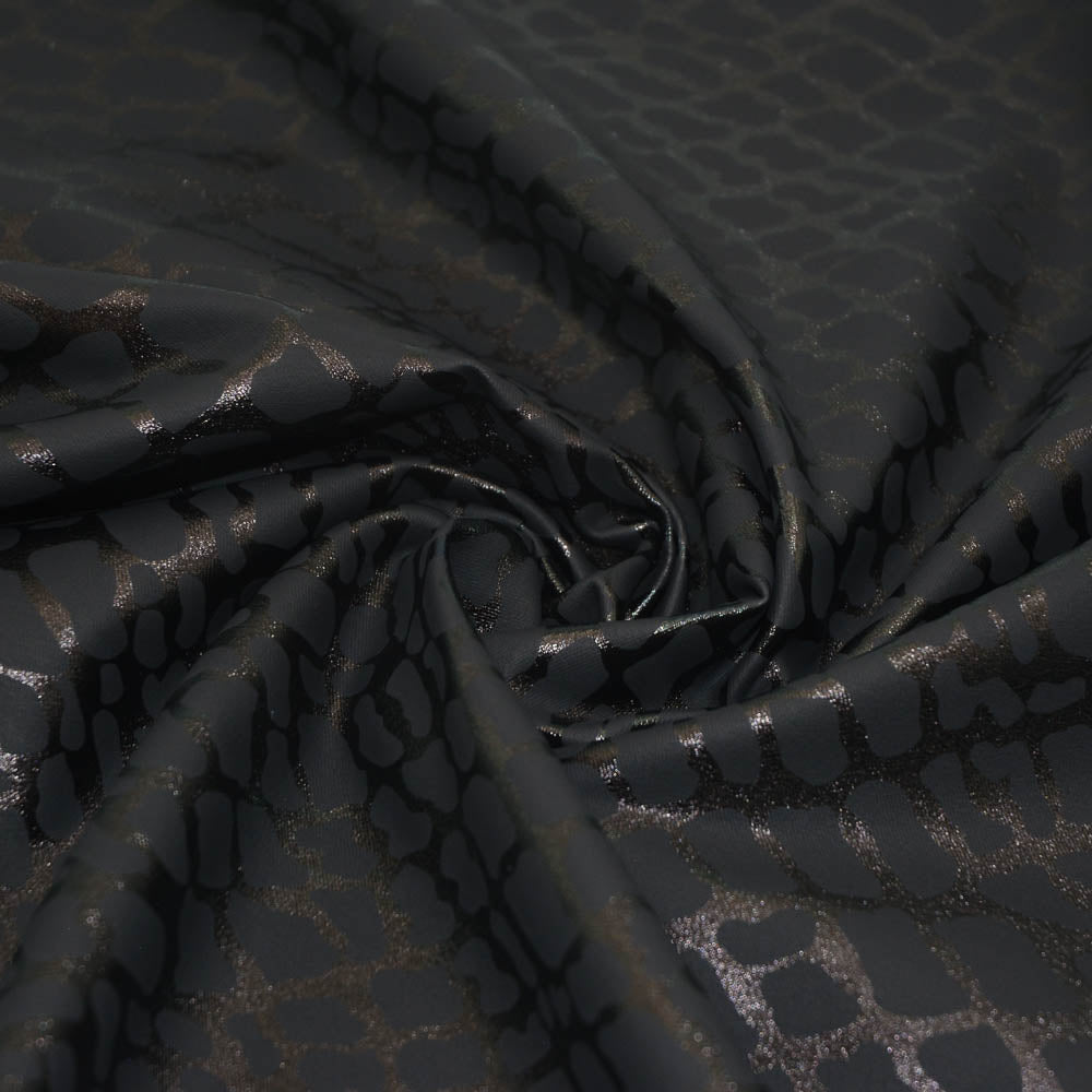 Jaguar Print Bengaline Woven