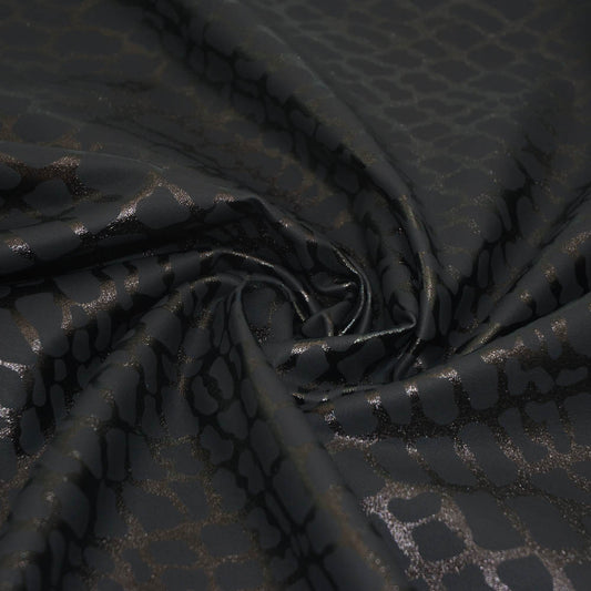 Jaguar Print Bengaline Woven