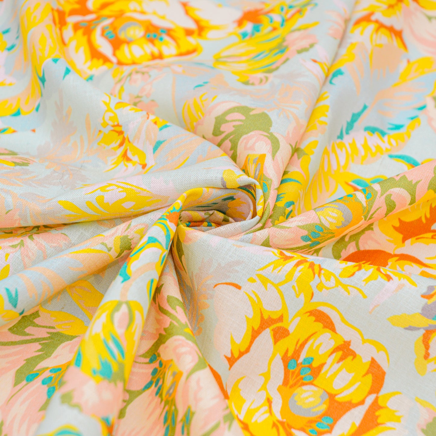 Lemon Spritz Linen Blend Woven