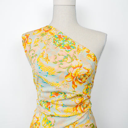Lemon Spritz Linen Blend Woven