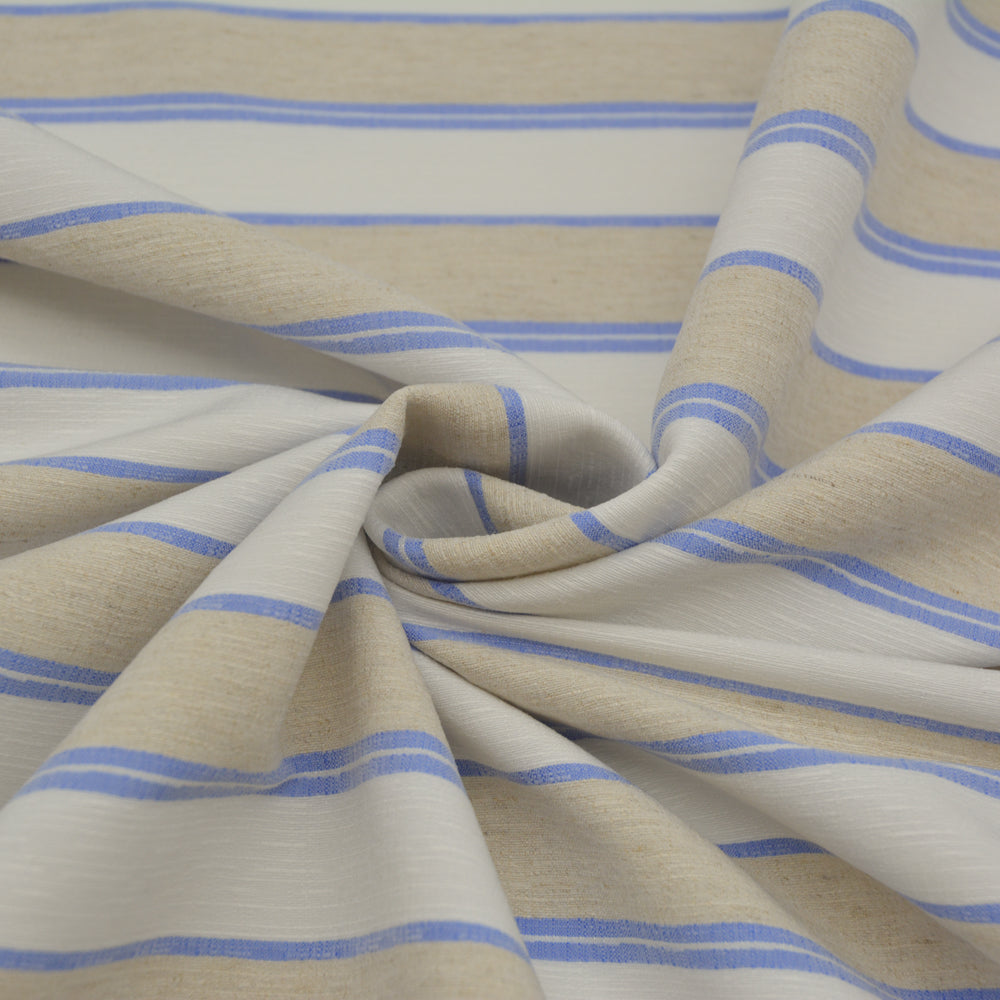 Linen Stripe Blend Woven