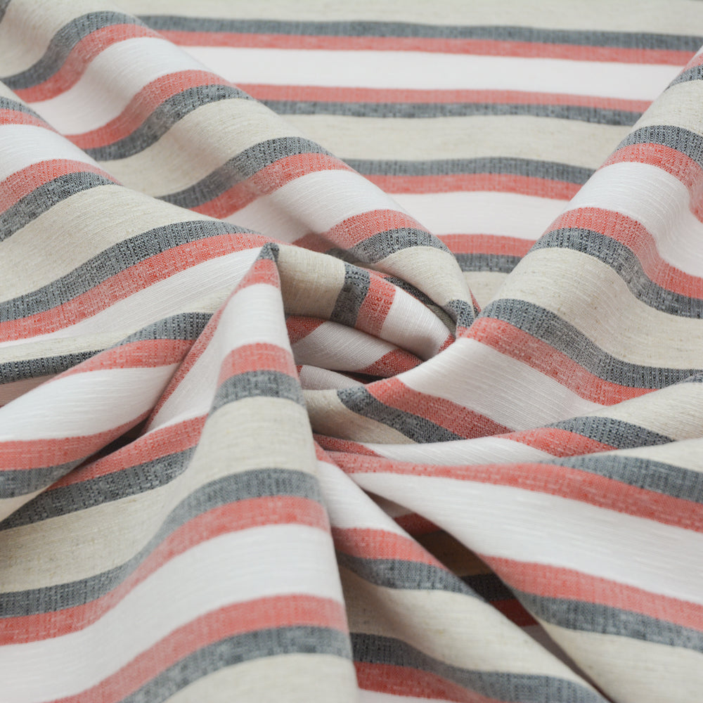 Linen Stripe Blend Woven