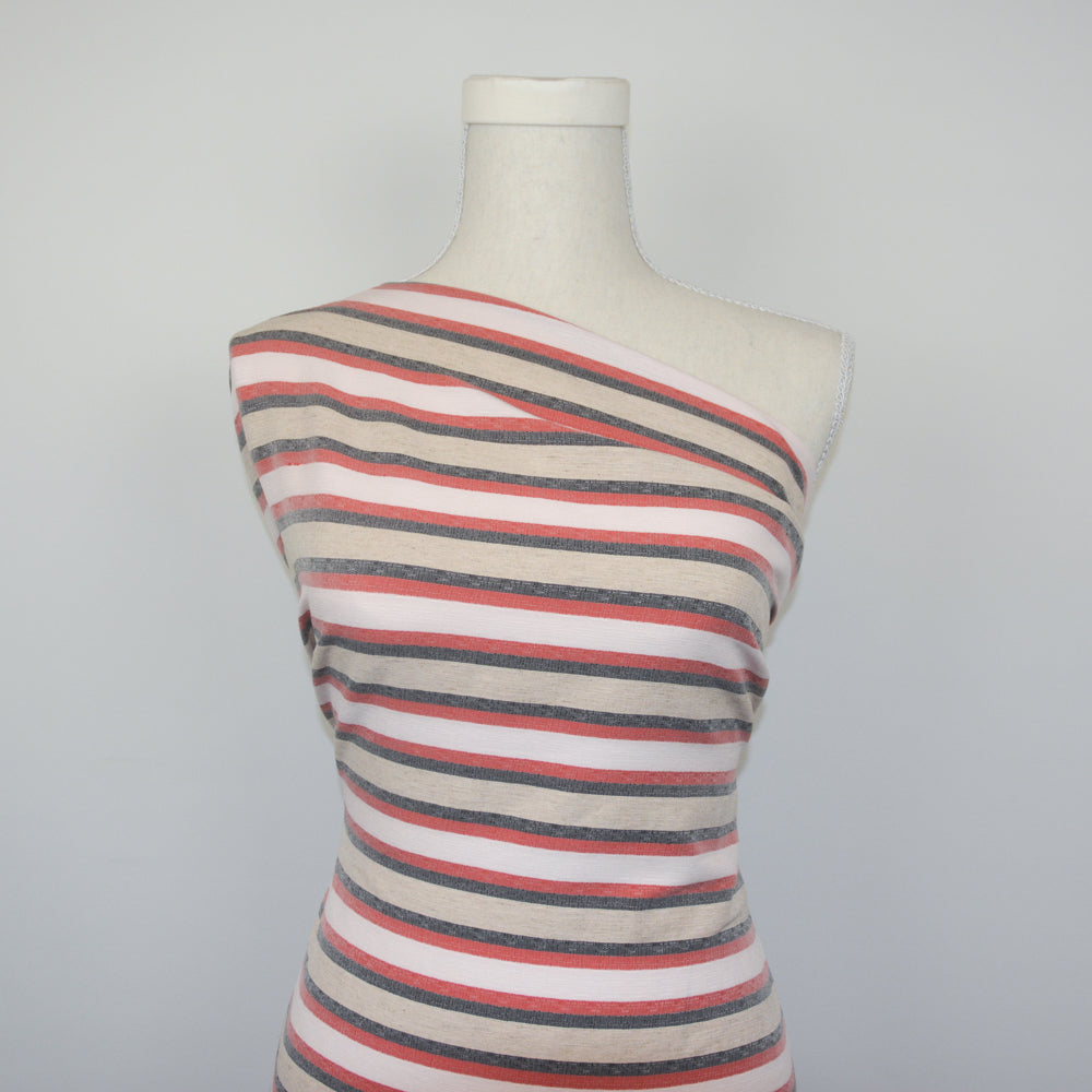 Linen Stripe Blend Woven