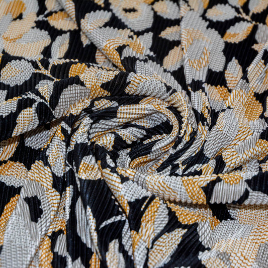 Love Polyester Pleated Knit