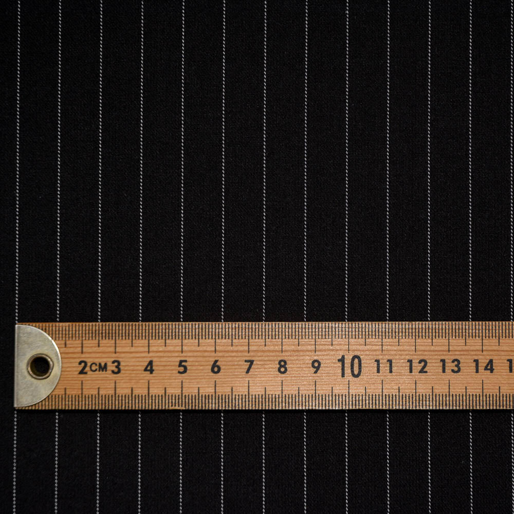 Max Pinstripe Rayon Blend Woven