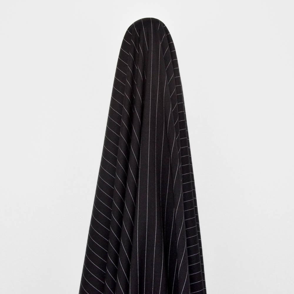 Max Pinstripe Rayon Blend Woven