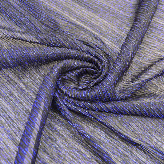 Monte Pleated Metallic Knit