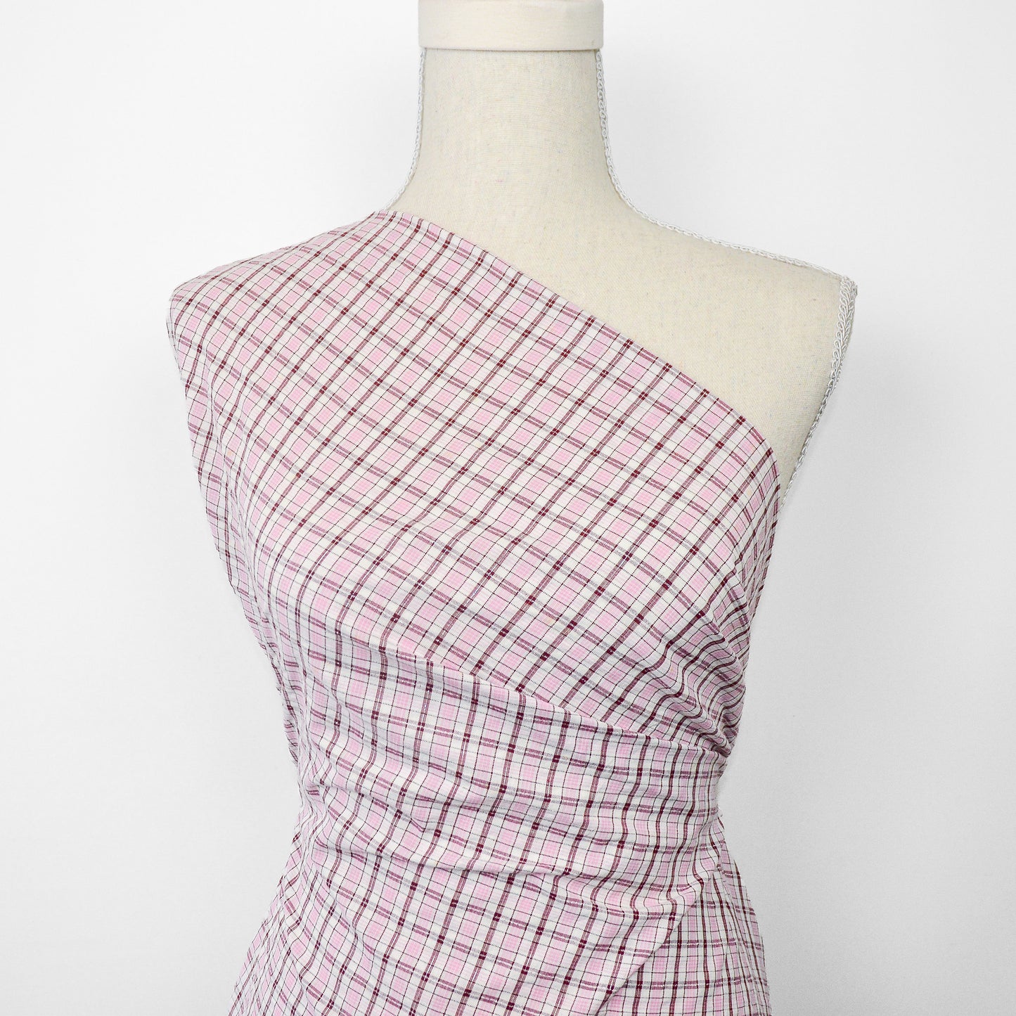 Polly Checkered Cotton Woven