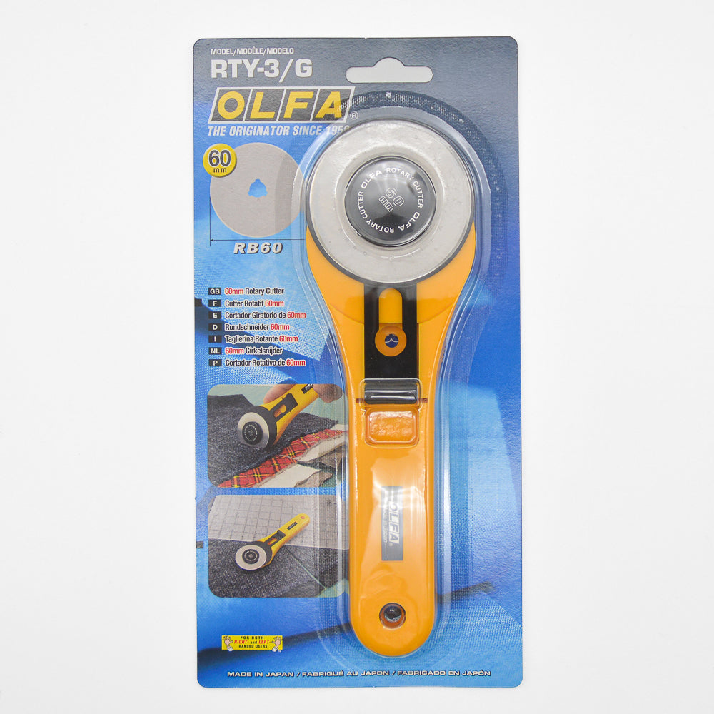 OLFA Straight Handle Rotary Cutter - 60mm