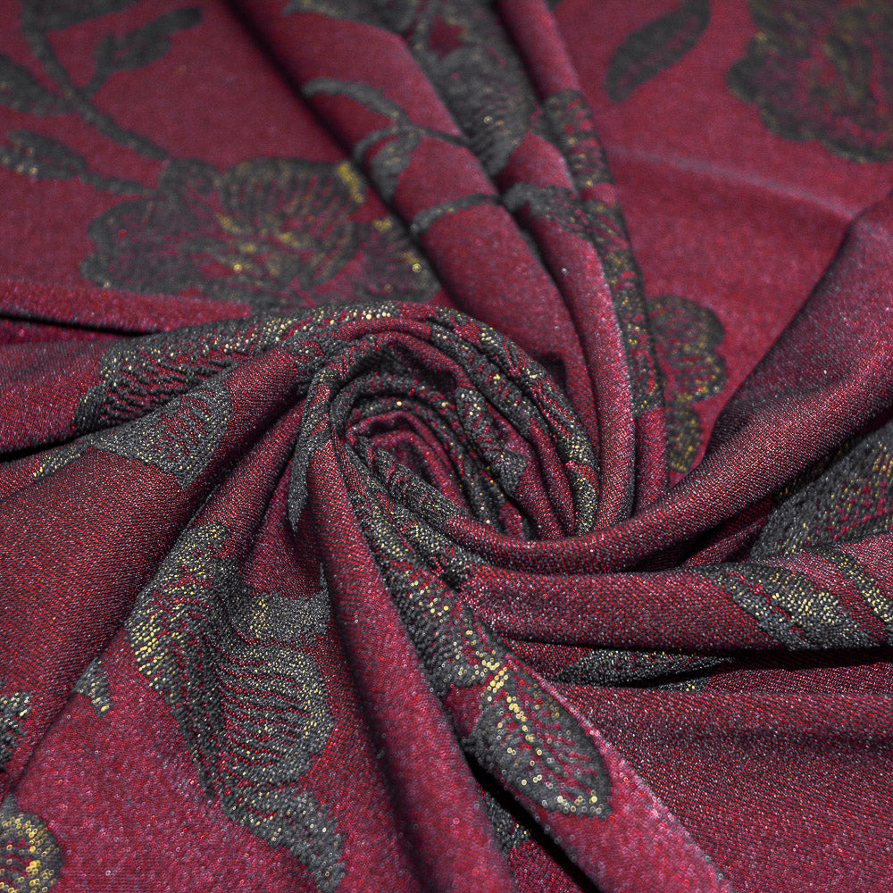 Regal Floral Foil Print Knit