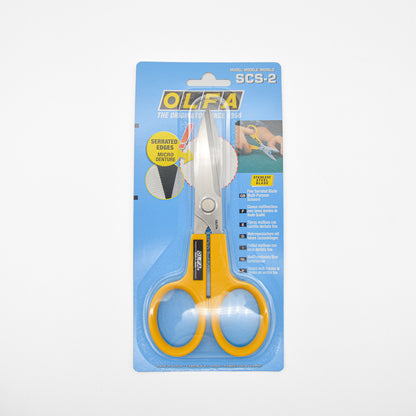 OLFA 7-Inch Serrated-Edge Stainless Steel Scissors