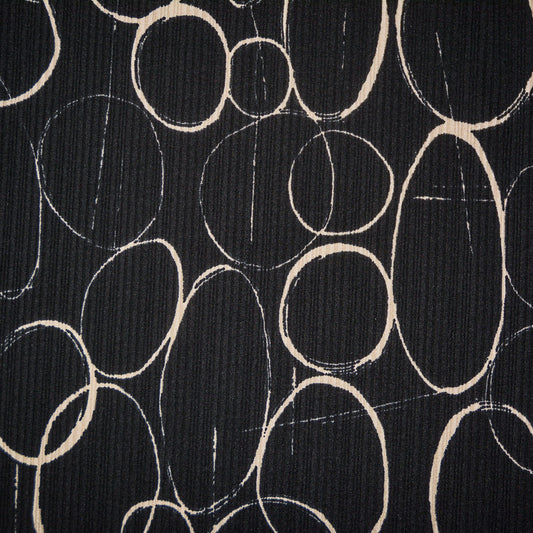 Softly Curious Print Textured Knit