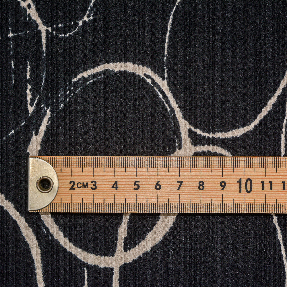 Softly Curious Print Textured Knit