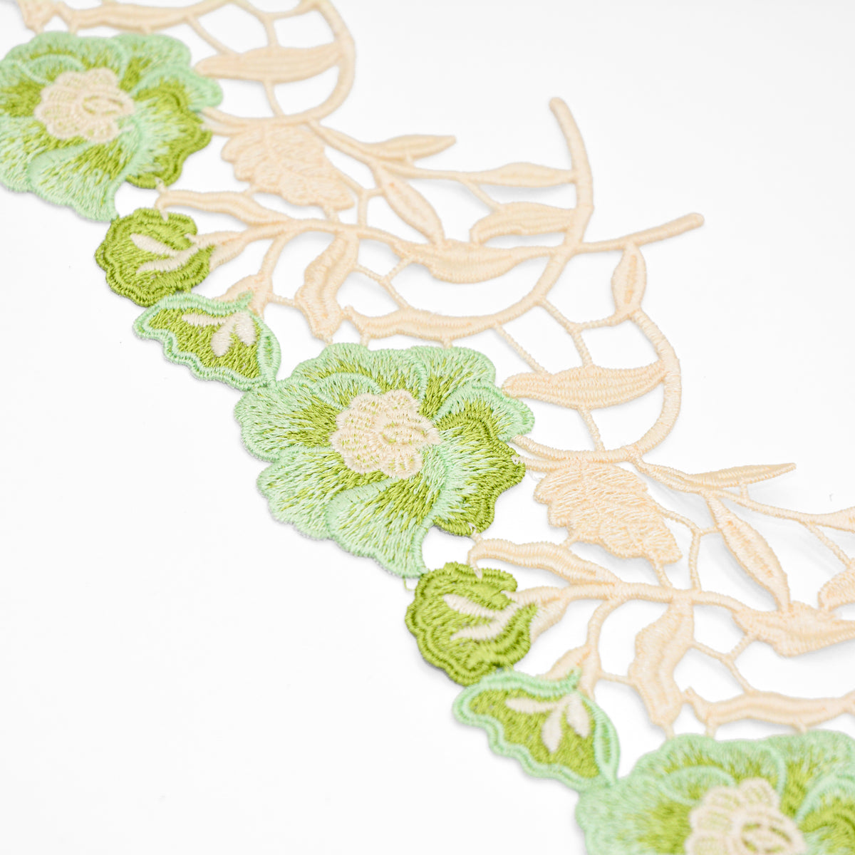 Spring Rainbow Lace Trim