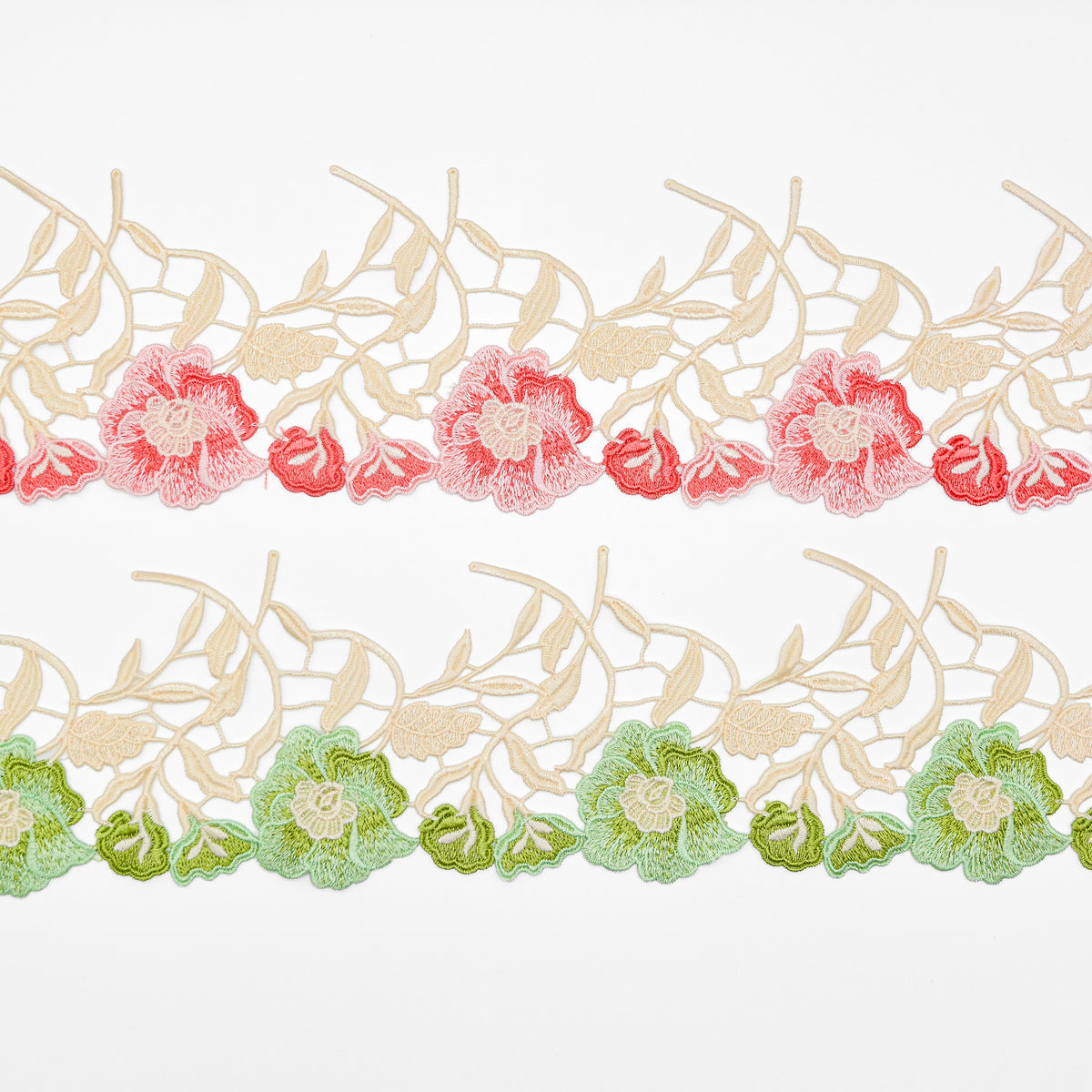 Spring Rainbow Lace Trim