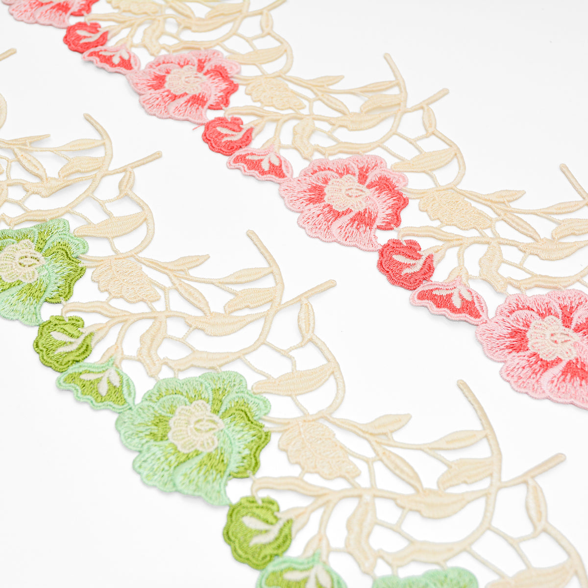 Spring Rainbow Lace Trim
