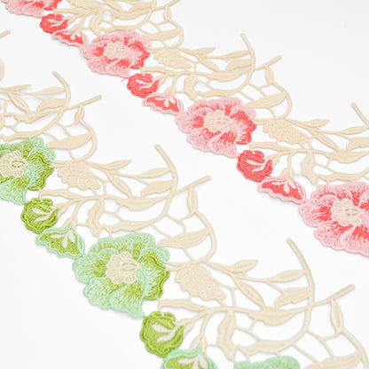 Spring Rainbow Lace Trim