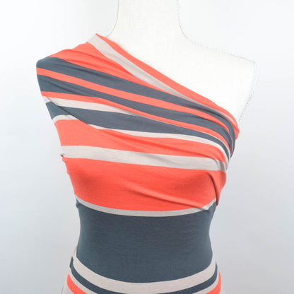 Viscose Stripe Jersey Knit