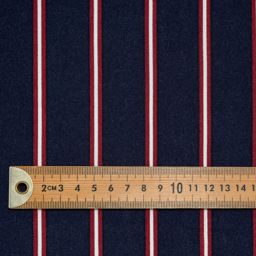 Yale Stripe Ponte Knit