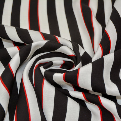 Bandz Piqué Stripe Woven