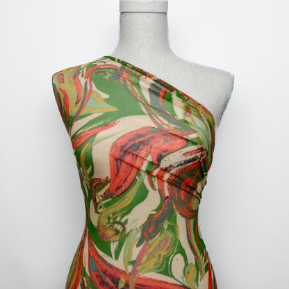 Raqual Printed Stretch Mesh